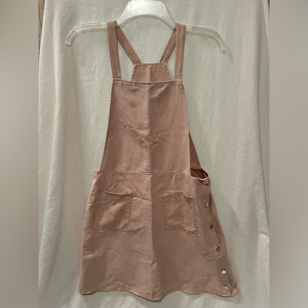 Baby Pink Overall Dress